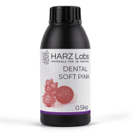 Фотополимер HARZ Labs Dental Soft Pink, розовый (0,5 кг)