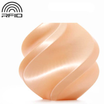 Катушка PLA Silk+ пластика Bambu lab 1.75 мм 1кг., шампань