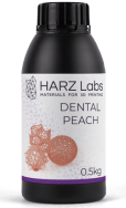 Фотополимер HARZ Labs Dental Peach, персиковый (0,5 кг)