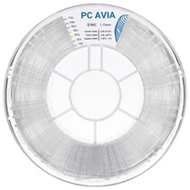 Катушка пластика REC PC AVIA 1.75мм 0.75 кг, прозрачная