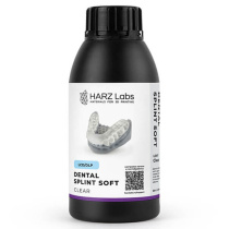 Фотополимерная смола HARZ Labs Dental Splint Soft (Dental Clear PRO), прозрачная (0,5 кг)