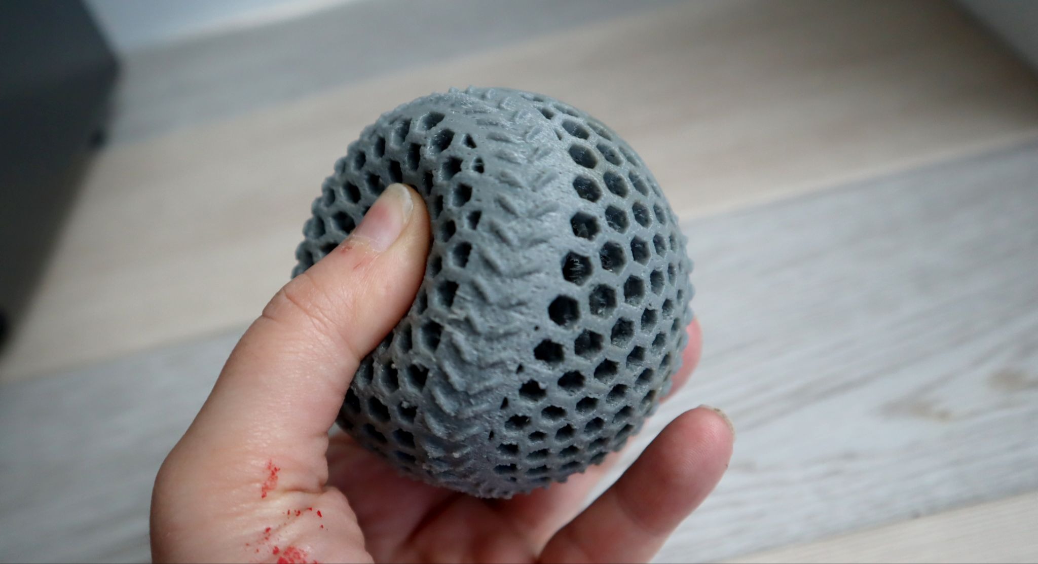 напечатанный мячик 2 Anycubic Kobra S1 Max Combo