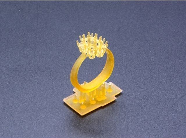 Кольцо напечатанное из ESUN Castable