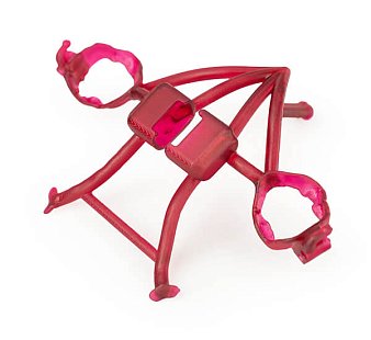 Фотополимерная смола HARZ Labs Dental Cast Cherry PRO, вишневая, полупрозрачная (1 кг)