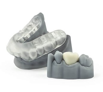 Фотополимерная смола HARZ Labs Dental Splint Soft (Dental Clear PRO), прозрачная (0,5 кг)